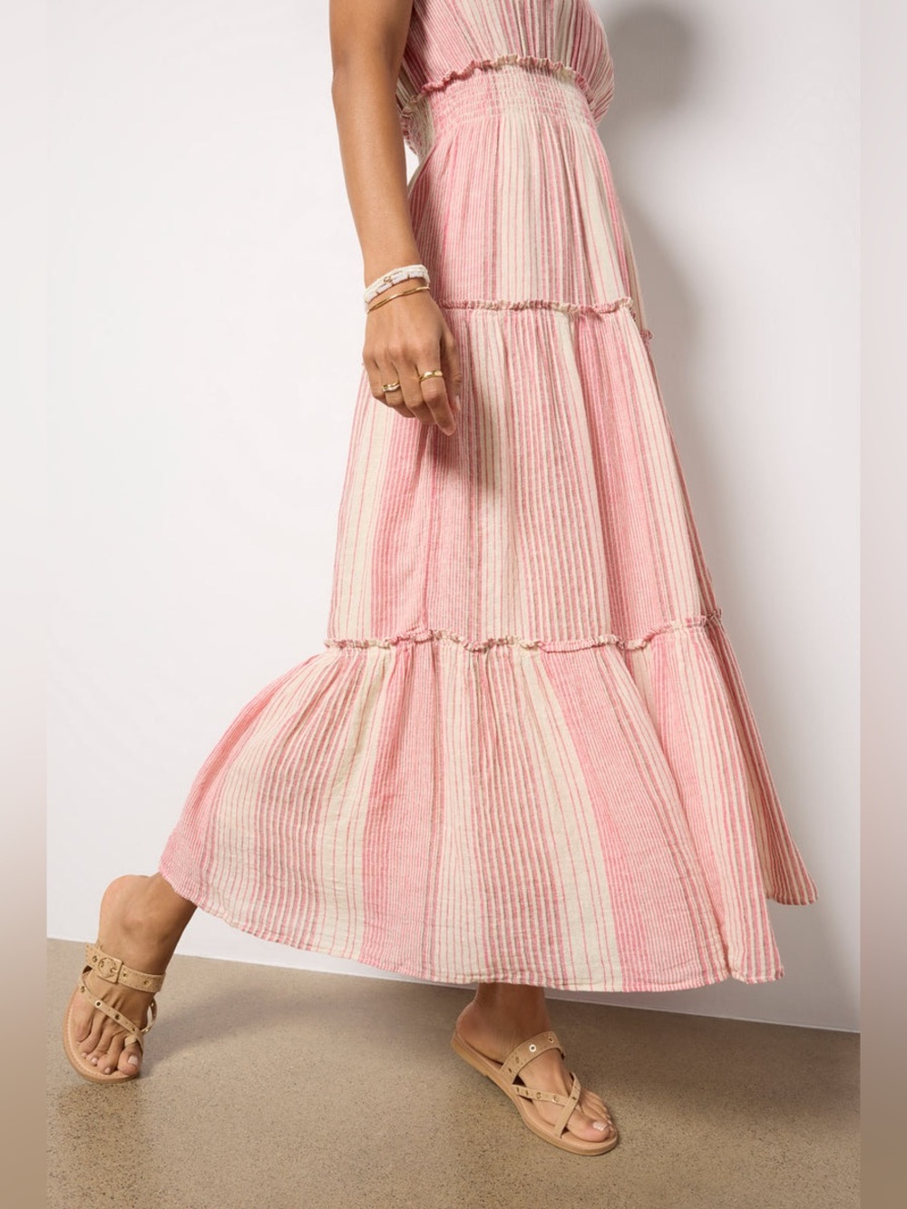 Rails Lou Lou Salerno Stripe Linen Maxi Dress - Picture 7 of 9
